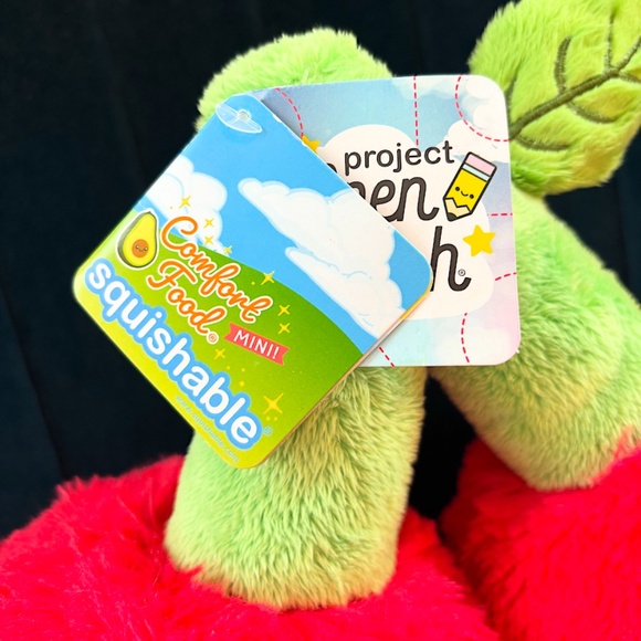 🍒 Squishable Snackers Cherries Plush Fruit - Mini Size 14” (NWT) - Picture 4 of 5